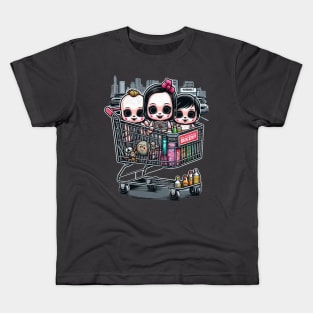 Grocery Cart Kids T-Shirt